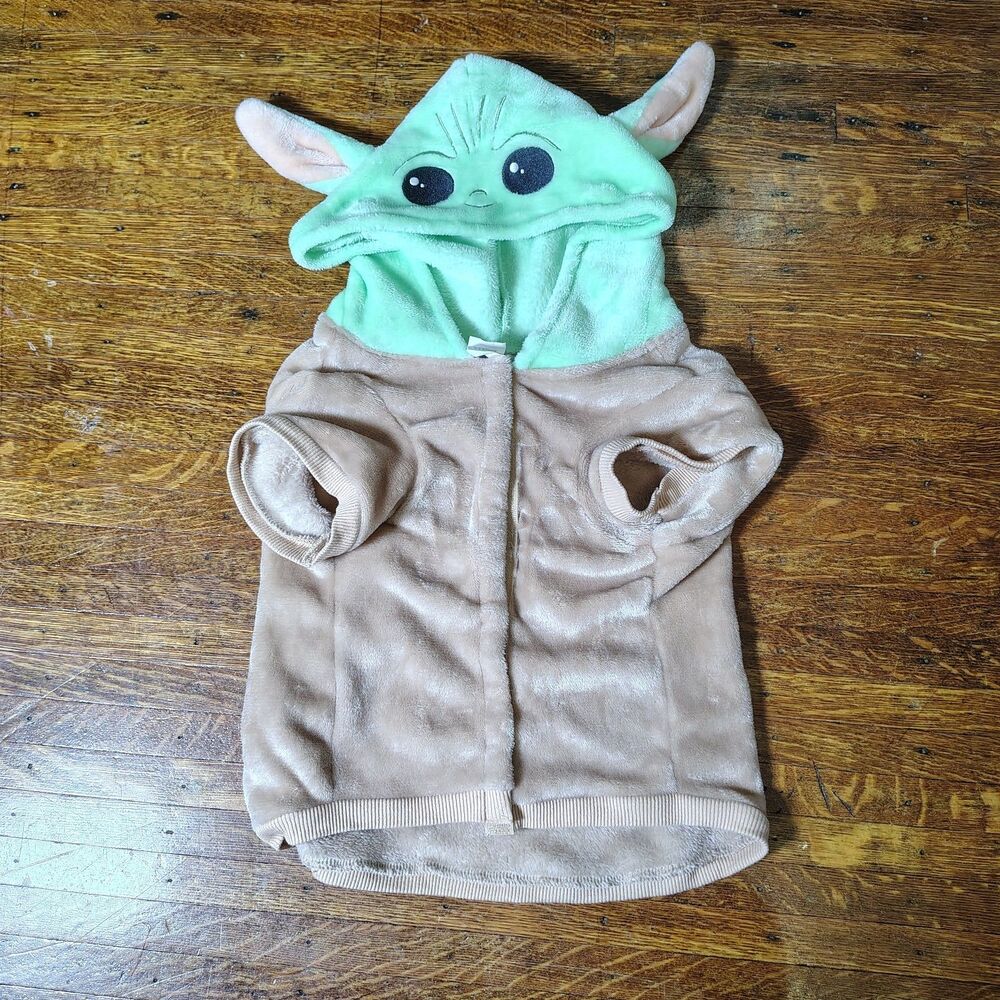 Fuzzy Yoda Mandalorian Dog Costume Star Wars Size XL/T721